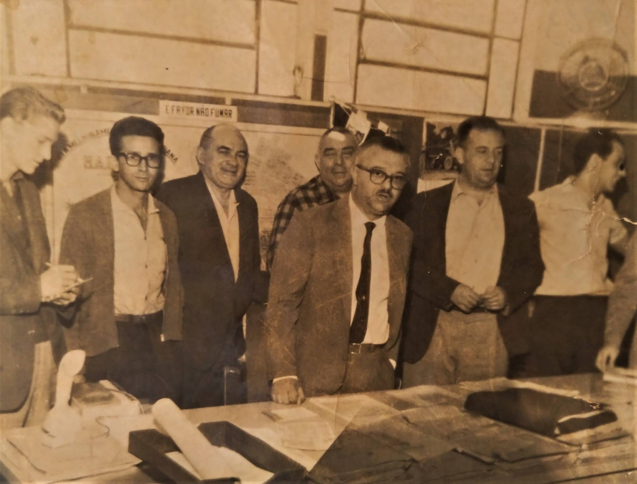 Jornalistas e JP na prefeitura - Anos 1960