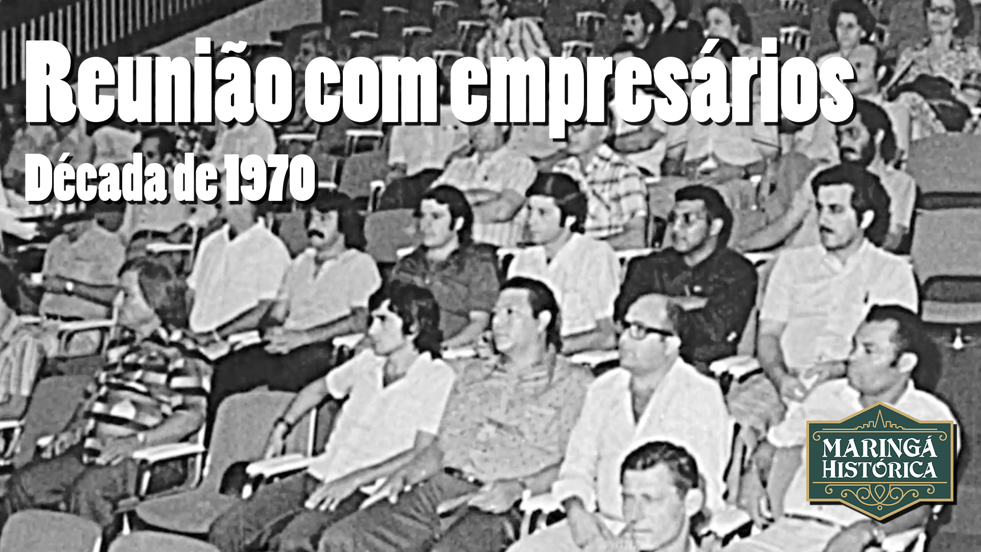 RARIDADE - Reunião de empresários - Anos 1970