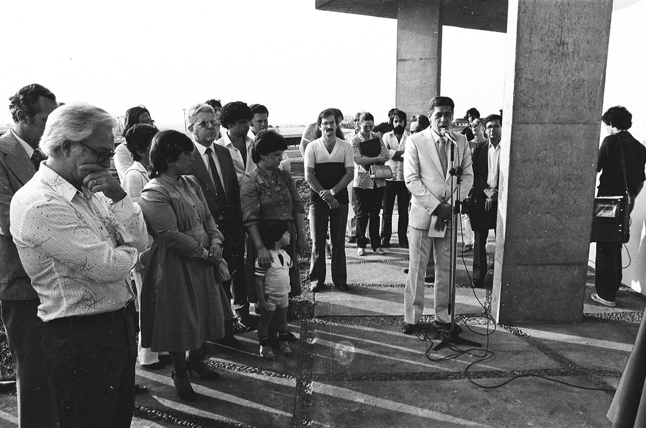 Obras e inauguração do Anfiteatro Ney Marques  - 1982