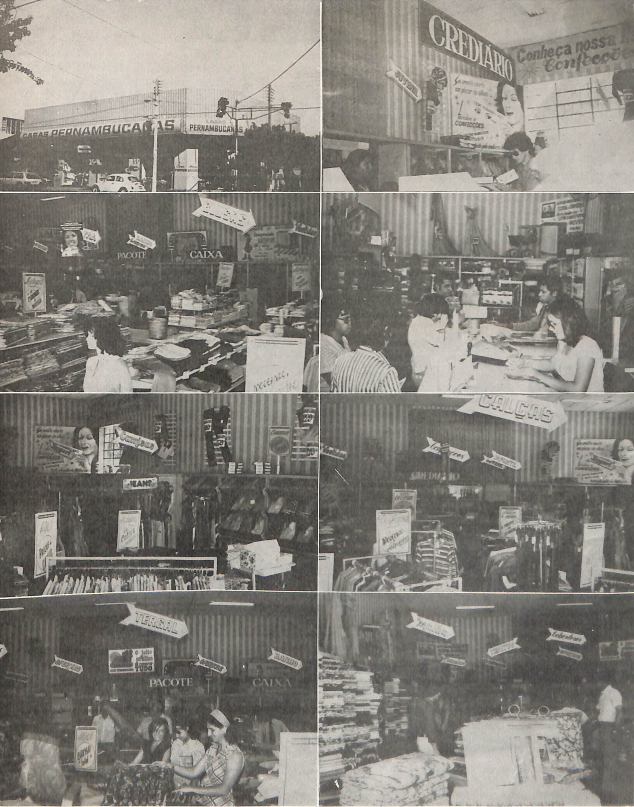 Interior das Casas Pernambucanas - 1979