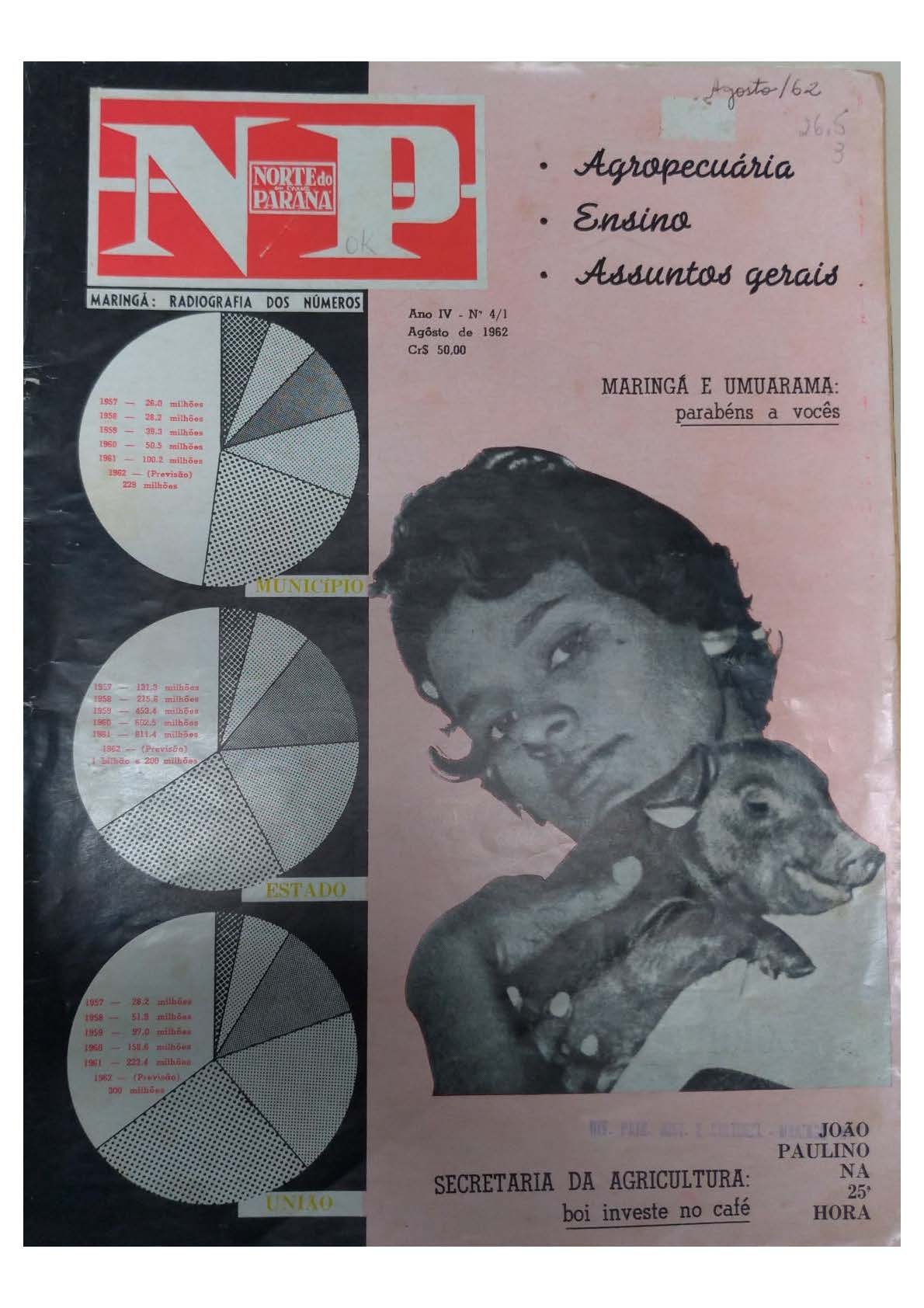 Norte do Paraná em Revista - Agosto de 1962